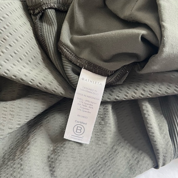 Athleta Textured Brooklyn Jogger Pants Size 8 Green - Picture 3 of 12